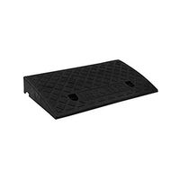 Plastic Slope Triangle Pad, Bicycle Scooter Uphill Pad, Non-Slip Curb Ramp Caravan Wheelchair Accessible Ramp (Size: 50 27 9cm) (Color : Black, Size : 50227CM)