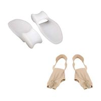SUPVOX 2 Pairs Bunion Corrector Bunion Protector Sleeves Big Toe Straightener Toes Covers for Relaxing Toes Bunion Relief Hammer Toe Hallux Valgus Aid Surgery