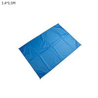 TbpersicwT Home bedroom carpet door mat, Solid Color Portable Outdoor Travel Waterproof Camping Picnic Mat Beach Blanket - Blue 1.4x1.5M