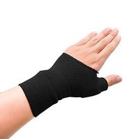 BIZAR Women Men Gel Wrist Support Brace Relief Compression Mitten Half Palm Arthritis Gloves
