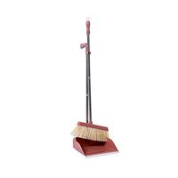 SADDPA Household Broom Dustpan Set Floor Cleaner Sweeper Dust Pan and Brush Soft Bristle Cleaning Tool Home Office Dustpan Broom (Color : A)