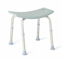 Medline Bath Bench Without Back, Microban