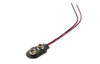 C&E CNE80391 9V Battery Clip Connector, 25-Pack