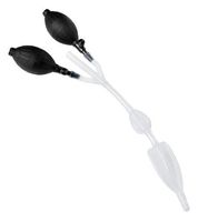 Cleanstream Style Inflatable Double Bulb Enema System, Clear