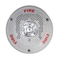 SYSTEM SENSOR SPSCWK CEILING MOUNT SPKR/STROBE WATERPROOF