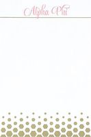 Alexandra And Company Notepad, Alpha Phi