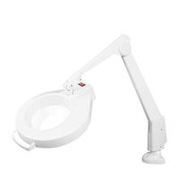 Dazor Circline Clamp Mount 28-Inch Magnifier 11-Diopter 3.75X - White