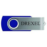 LXG, Inc. Drexel University -8GB 2.0 USB Flash Drive-Blue
