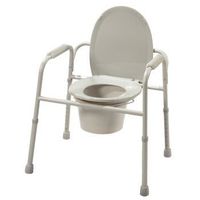 Sammons Preston Folding Steel Commode
