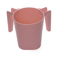 Ybm Home Plastic Square Wash Cup Ba154 (Pink, 1)