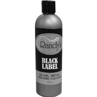 Randy's Black Label Glass, Metal, Ceramic Cleaner 12oz.
