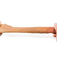 Amalgo 2020 Extra Large 10 Inch Skin Silicone Pên?ís Sleeve for Men Large Extension Cóndom Thick and Big Extra Large