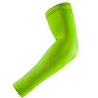 1Pair Flexible Basketball Arm Sleeves Brace Lengthen Armguards Sunscreen Sports Protective Forearm Elbow Pad Sleeve Arm Warmers,Green,XL