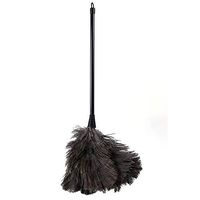 DUSTER Ostrich Feather Long Handle Plastic Household Cleaning Tool
