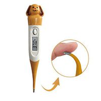 Digital Thermometer for Carton Type - Oral Thermometer Soft Head for Fever, Body Temperature Accurate Fast Reading with LCD Display for Baby and Adults (Orange)