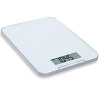 YUN HAI Wall Mounted Digital Food Kitchen Scale, LCD Display, Multifunction Scale Free Standing, Tare Function, Accuracy Quad Transducer, 22 Lbs, 5 Kg (Color : White)