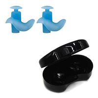 NOLOGO Fssh-mlx 1 Pair Soft Silicone Ear Plugs Ear Protection Reusable Professional Music Earplugs Noise Reduction for Sleep (Color : Blue)