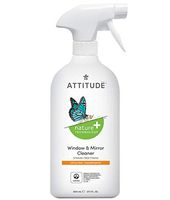 ATTITUDE Hypoallergenic Window & Mirror Cleaner, Citrus Zest, 27.1 Fluid Ounce