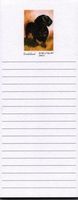 Black and Tan Dachshund Magnetic List Pads - Set of 2