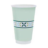 Office Depot 42% Recycled Insulated Hot Cups, 16 Oz, White, Pack of 50, AIR16