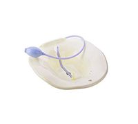 JFGUOYA Sitz Bath Over-The-Toilet Perineal Soaking Bath with Flusher, for Hemorrhoidal Relief, Pregnant Women,The Elderly, Post-Episiotomy Patients,Beige
