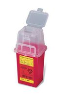 BD Phlebotomy Sharps Collector, 1.5 Qt, Phlebotomy, Red 305487