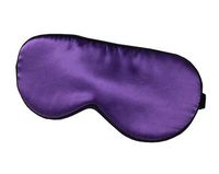 YUNS 100% Mulberry Silk Sleep Mask with Adjustable Strap, Both Sides Silk, Big Size 22X10cm, Super-Soft & Super-Smooth Eye Mask, 1PC. (Violet)
