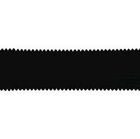Midwest Rake 79055 36" Neoprene Squeegee Blade, 3/16" Notch, Both Sides, Black