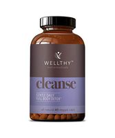 Wellthy Cleanse All Natural Gentle Daily Full Body Detox, 60 Veggie Capsules