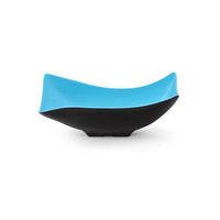 GET ML-220-BL/BK Flare Serving Bowl, 4 Quart, Blue/Black (Set of 3)