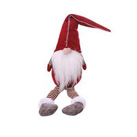 Elevin(TM) 20 Inches Handmade Christmas Gnome Swedish Figurines Holiday Decoration Gifts (Red)
