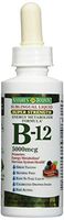 Nature's Bounty B-12 5000 mcg Sublingual Liquid Energy Health 2 oz (Pack of 3)