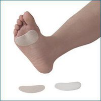 Moleskin Pads 4" Kidney Shaped Stick On Foot Pads, 100/Order from Atlas Biomechanics