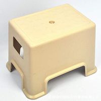 Bathroom Anti-Skid Bath Stool Child Toilet Foot Stool, Simple Household Adult Small Bench Dining Table Stool Shoe Bench 29.5 * 20 * 25.5cm Independent Flow Assist