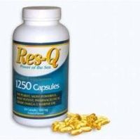 Res-Q 1250 - highest grade EPA & DHA, essential omega-3 fatty acids on the market today ~ 1 - 200 Capsule Bottle