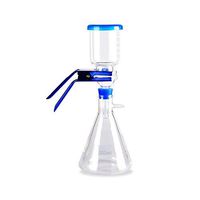 Fristaden Lab Vacuum Filtration Distillation Apparatus | 500mL Filtering Flask | 300mL Graduated Funnel Borosilicate Glass | Strong Aluminum Clamp | Lab Suction Apparatus for Filtering