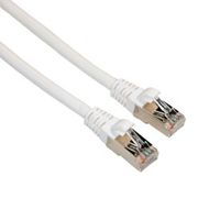 Amphenol MP-6ARJ45SNNW-003 Cat6A FTP Patch Cable, Shielded, RJ45, 650- MHz, 3', White