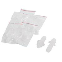 uxcell Silicone Outdoor Swimming Water Sports Mushroom Shape Earplug Ear Protector 6 Pairs White