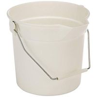 Impact 10 Qt. Deluxe Heavy-Duty Bucket, White, 5510W, Lot of 12