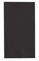 Creative Converting Touch of Color 100 Count 2-Ply Paper Dinner Napkins, Black Velvet - 279134