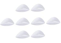 4 Pairs Clear Silicone Adhesive Arch Support Gel Insole Pad for Flat Feet Correction Relieves Pain Reduces Pressure