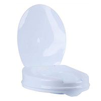 Raised Toilet Seats Medical Elevated and Commode Booster Seat Riser,Bathroom Safety Extender Assists Disabled, Elderly, Handicapped,Cover6.6cm