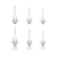 TKING Open Ear Dome for Model D-C-C2B, D-L-C1L,Size S,M.L (2 Set,6 Pieces)
