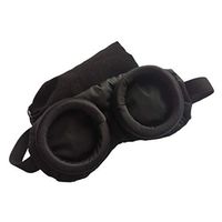 Upgraded 3D Contour Design Modular Eye Masks fit All Size Head,Sleep Eye Mask for Men Women, Foldable and Breathable Memory Foam Contoured,Best Travel, Nap,Shift Work Sleep Eye mask.(Black)