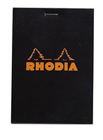 Rhodia Staplebound Black 3.375 x 4.75 Graph Notepad - R122009