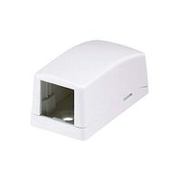Panduit CBX1WH-A 1-Port Surface Mounting Box for LD3/LDP3/LDS3, White