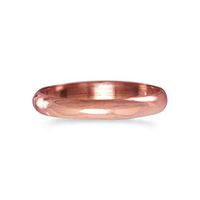 Antimicrobial Pure Copper Therapy Ring Band for Men & Women, Uncoated Solid Copper, Trace Mineral, Natural Relief of Arthritis, Joint Pain, Carpal Tunnel; 3mm, 6mm, 8mm; Size 5-12