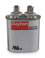 DAYTON 2MDV6 Capacitor, 5MFD, 370VAC, 7.5UF, 50/60HZ