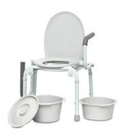 Deluxe Drop-Arm Commode