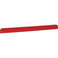 Vikan 77344 Rubber Double Hygienic Squeegee Replacement Blade, 24", Red